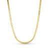 Thumbnail Image 1 of 3.0mm Herringbone Chain Necklace in Solid 10K Gold - 18"