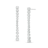 Thumbnail Image 1 of 1.00 CT. T.W. Journey Diamond Drop Earrings in 10K White Gold