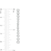 Thumbnail Image 3 of 1.00 CT. T.W. Journey Diamond Drop Earrings in 10K White Gold