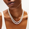 Thumbnail Image 2 of 6.5mm Freshwater Cultured Pearl Double Strand Necklace with 14K Gold Round Filigree Clasp