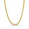 Thumbnail Image 1 of Men's 3.5mm Wheat Chain Necklace in Hollow 14K Gold - 22"