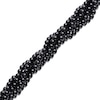 Thumbnail Image 2 of Onyx Bead Multi-Strand Bracelet with Sterling Silver Clasp - 8.0"