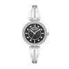 Thumbnail Image 1 of Ladies' Bulova Crystal Accent Bangle Watch with Black Mother-of-Pearl Dial and Circle Necklace Box Set (Model: 96X152)