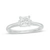 Thumbnail Image 1 of Kleinfeld® 1.18 CT. T.W. Princess-Cut Diamond Collar Solitaire Engagement Ring in 14K White Gold (I/I1)