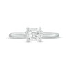 Thumbnail Image 4 of Kleinfeld® 1.18 CT. T.W. Princess-Cut Diamond Collar Solitaire Engagement Ring in 14K White Gold (I/I1)