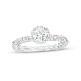 Kleinfeld® 1.115 CT. T.W. Diamond Hidden Frame Engagement Ring in 14K White Gold (I/I1)