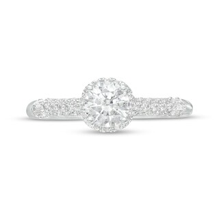 Kleinfeld® 1.115 CT. T.W. Diamond Hidden Frame Engagement Ring in 14K White Gold (I/I1)