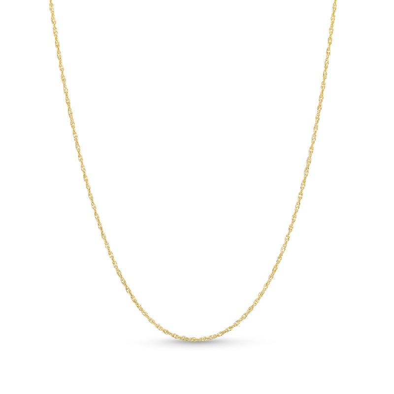 1.0mm Singapore Chain Necklace in Solid 10K Gold - 20"