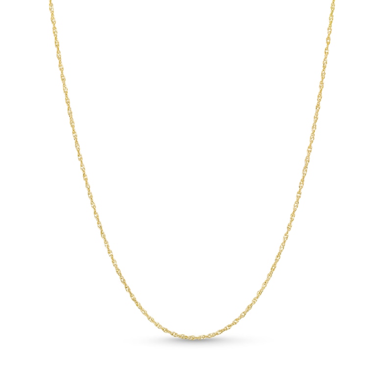 1.0mm Singapore Chain Necklace in Solid 10K Gold - 20"