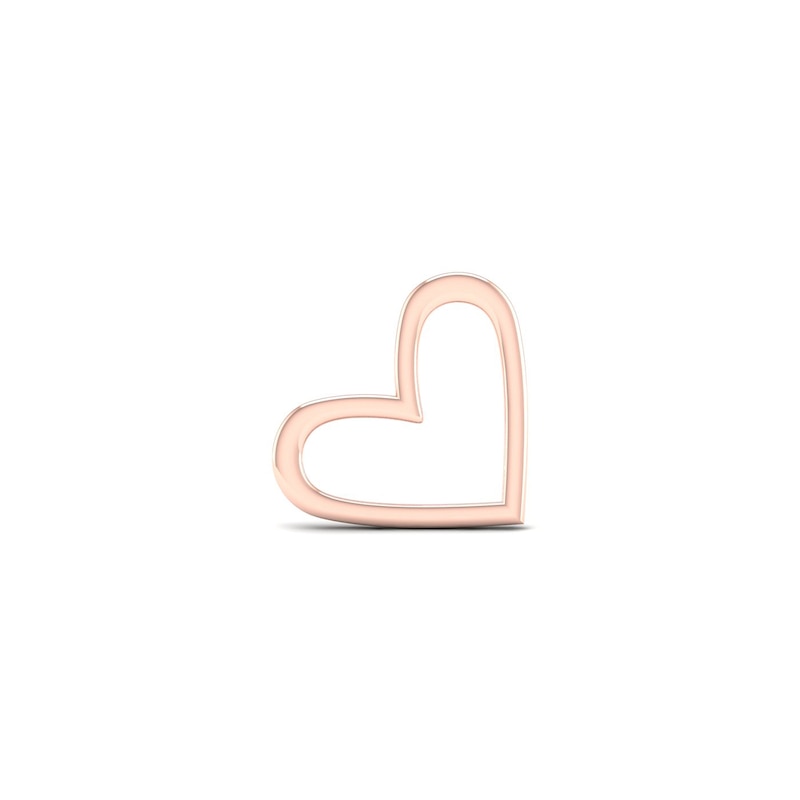 Moments of Love Heart Charm in 10K Rose Gold