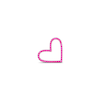 Thumbnail Image 1 of Moments of Love Pink Sapphire Extra Small Heart Charm in 10K White Gold