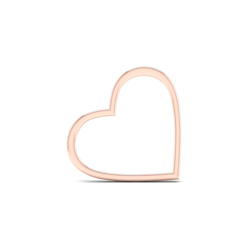 Moments of Love Medium Heart Charm in 10K Rose Gold