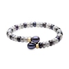 Thumbnail Image 1 of 6.0-8.0mm Dyed Multi-Colour Baroque and Oval Freshwater Cultured Pearl Bangle in 14K Gold