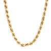 4.0mm Glitter Rope Chain Necklace in Hollow 14K Gold - 18"