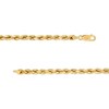 Thumbnail Image 2 of 4.0mm Glitter Rope Chain Necklace in Hollow 14K Gold - 18"