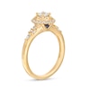 Thumbnail Image 1 of Vera Wang Love Collection 0.58 CT. T.W. Diamond Frame Vintage-Style Engagement Ring in 14K Gold