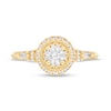 Thumbnail Image 2 of Vera Wang Love Collection 0.58 CT. T.W. Diamond Frame Vintage-Style Engagement Ring in 14K Gold