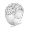 Thumbnail Image 1 of 0.50 CT. T.W. Diamond Multi-Row Dome Ring in 14K White Gold