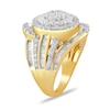 Thumbnail Image 2 of 1.99 CT. T.W. Multi-Diamond Double Frame Bypass Ring in 10K Gold