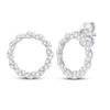 Thumbnail Image 0 of Circle of Gratitude® Collection 0.23 CT. T.W. Diamond Twist Stud Earrings in 10K White Gold