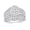 1.49 CT. T.W. Multi-Diamond Multi-Row Ring in 10K White Gold