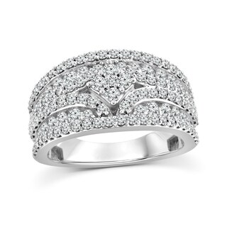 1.52 CT. T.W. Diamond Multi-Row Engagement Ring in 14K Gold