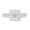Thumbnail Image 3 of TRUE Lab-Created Diamonds by Vera Wang Love 1.95 CT. T.W. Square Frame Engagement Ring in 14K White Gold (F/VS2)