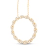 Thumbnail Image 1 of Circle of Gratitude® Collection 0.45 CT. T.W. Diamond Large Twist Necklace in 10K Gold – 19"