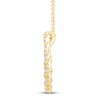 Thumbnail Image 3 of Circle of Gratitude® Collection 0.23 CT. T.W. Diamond Medium Twist Necklace in 10K Gold – 19"