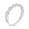 Thumbnail Image 2 of 0.50 CT. T.W. Diamond Beaded Five Stone Anniversary Band in 10K White Gold