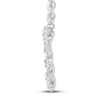 Thumbnail Image 3 of Circle of Gratitude® Collection 0.12 CT. T.W. Diamond Small Twist Necklace in 10K White Gold – 19"