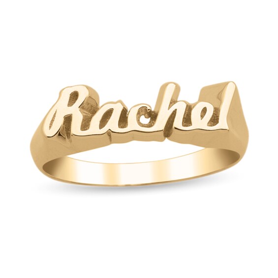 Script Name Ring (1 Line)