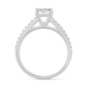 Thumbnail Image 1 of 0.69 CT. T.W. Oval-Shaped Multi-Diamond Engagement Ring in 14K White Gold
