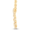 Thumbnail Image 3 of Circle of Gratitude® Collection 0.12 CT. T.W. Diamond Small Twist Necklace in 10K Gold – 19"