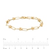 Thumbnail Image 3 of 4.6mm Paper Clip Link Chain Bracelet in Hollow 14K Gold – 8.0"