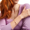 Thumbnail Image 2 of 1.0mm Paper Clip Link Chain with Heart Bracelet in Hollow 14K Gold – 7.25"