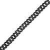 Thumbnail Image 0 of Men's 0.25 CT. T.W. Black Diamond Cuban Curb Chain Bracelet in Sterling Silver – 8.5"