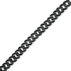 Men's 0.25 CT. T.W. Black Diamond Cuban Curb Chain Bracelet in Sterling Silver – 8.5"