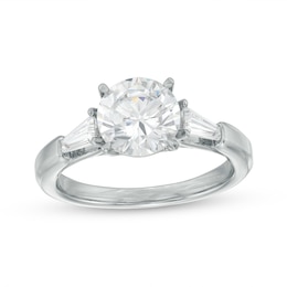 2.50 CT. T.W. Certified Lab-Grown Diamond Engagement Ring in 14K White Gold (F/I1)