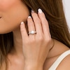 Thumbnail Image 2 of 1.50 CT. T.W. Certified Lab-Grown Diamond Frame Engagement Ring in 14K White Gold (F/I1)