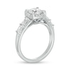 Thumbnail Image 3 of 1.50 CT. T.W. Certified Lab-Grown Diamond Frame Engagement Ring in 14K White Gold (F/I1)