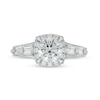 Thumbnail Image 4 of 1.50 CT. T.W. Certified Lab-Grown Diamond Frame Engagement Ring in 14K White Gold (F/I1)