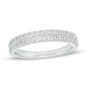 Thumbnail Image 0 of 0.60 CT. T.W. Diamond Double Row Anniversary Band in 10K White Gold