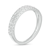 Thumbnail Image 2 of 0.60 CT. T.W. Diamond Double Row Anniversary Band in 10K White Gold