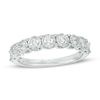 Thumbnail Image 0 of 0.50 CT. T.W. Diamond Nine Stone Anniversary Band in 10K White Gold