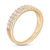 Thumbnail Image 2 of 0.85 CT. T.W. Diamond Double Row Anniversary Band in 10K Gold