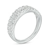 Thumbnail Image 2 of 1.25 CT. T.W. Diamond Double Row Anniversary Band in 10K White Gold