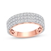 Thumbnail Image 0 of 0.95 CT. T.W. Diamond Triple Row Anniversary Band in 10K Two-Tone Gold