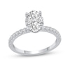 Thumbnail Image 1 of 0.95 CT. T.W. Oval-Shaped Multi-Diamond Engagement Ring in 14K White Gold