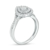 Thumbnail Image 2 of 0.50 CT. T.W. Diamond Double Pear-Shaped Frame Twist Shank Engagement Ring in 10K White Gold (J/I3)